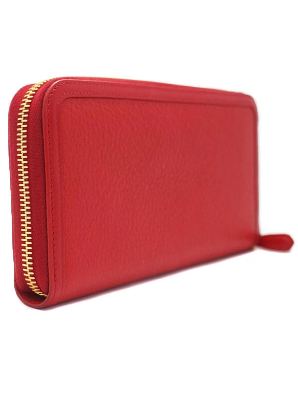 Prada Wallet Zipper Round Long Leather Black